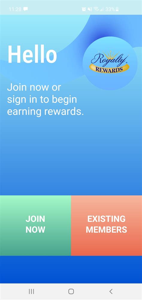 Royalty Rewards® Member App – Royalty Rewards