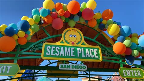 LIVE! The NEW Sesame Street theme park - Sesame Place San Diego - Grand ...