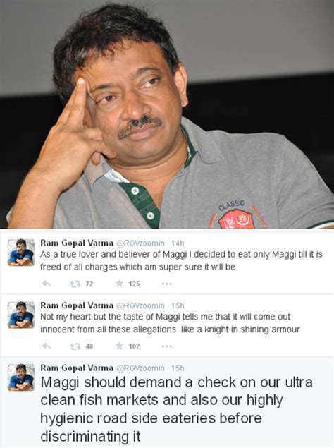 RGV sharp tweets on Maggi Ban