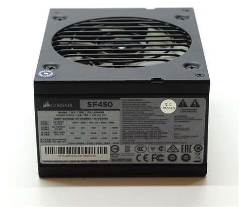 The Corsair SF450 450W SFX PSU - The Corsair SF450 Platinum SFX PSU ...