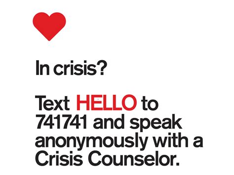 National Crisis Text Line - Clover Educational Consulting Group