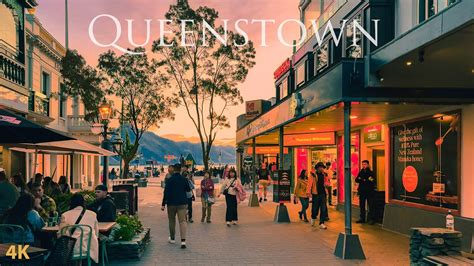 Queenstown Night Walk Feb 2024 4K | Central Queenstown Summer Nightlife | New Zealand Walking ...