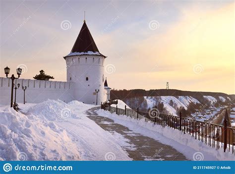 Old Tobolsk Kremlin in Winter Stock Image - Image of stone, southern: 211745927