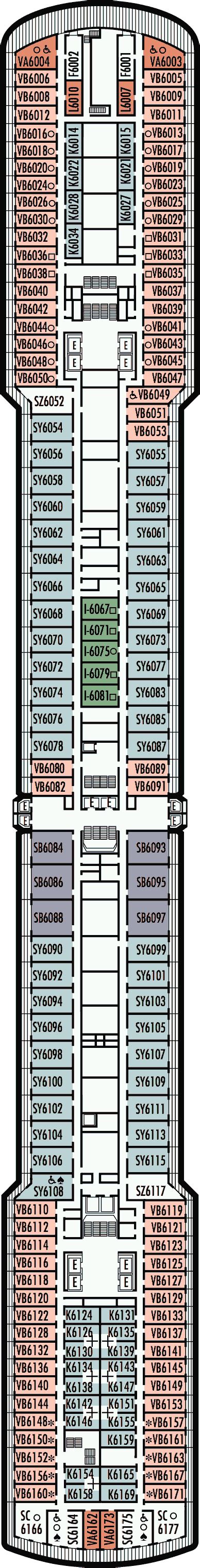 Oosterdam deck plans - Cruiseline.com