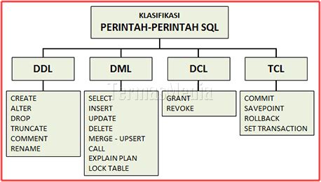 Struktur Database Mysql : Perintah Sql Untuk Membuat Tabel Dalam ...