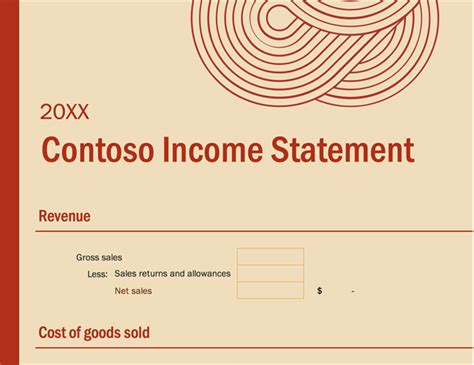 Microsoft income statement template word - lasopamagical