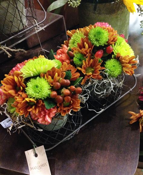 Delightful fall flower arrangement at Marianos | Fall flower arrangements, Fall flowers, Flower ...