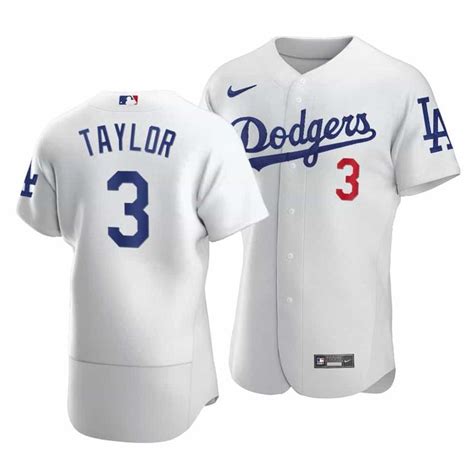 Men Is Dodgers Chris Taylor 2020 White Jersey | White jersey, Dodgers ...