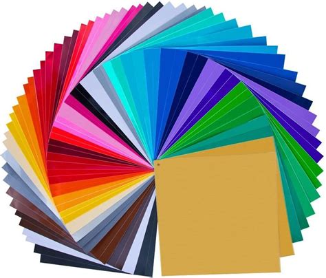 Amazon.com: 68 Pack 12” X 12” Premium Permanent Self Adhesive Vinyl ...