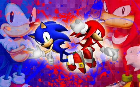 Sonic And Knuckles - Wallpaper by SonicTheHedgehogBG on DeviantArt