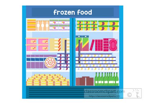 Grocery Clipart Clipart Photo Image - frozen-food-in-the-freezer-at-grocery-store-clipart ...