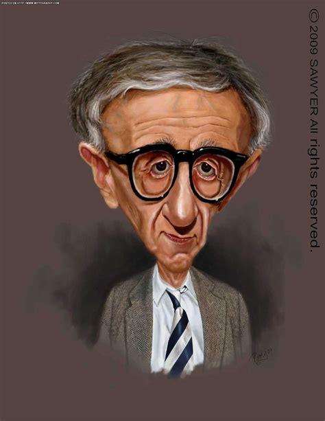 Rocky J Sawyer: Woody Allen in 2020 | Celebrity caricatures, Caricature, Woody allen