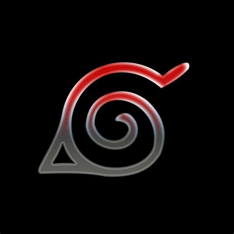 Konohagakure Symbol Digital Art by Itok hasto Sarwanto