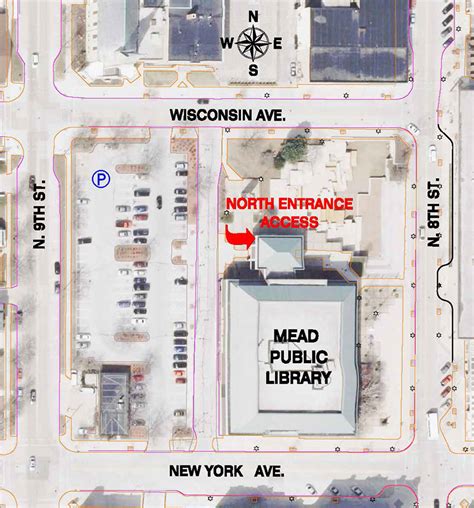 Mead Public Library Plaza Renovation Beginning April 8, 2019