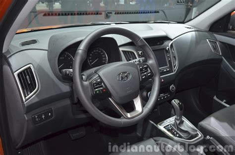 Hyundai ix25 interior at Auto Shanghai 2015