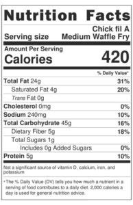 Are Chick-Fil-A Waffle Fries Healthy? (All Nutrition Facts) - geteatin.com