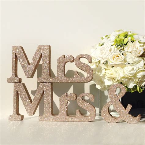 12 absolutely perfect Mrs. and Mrs. wedding ideas | Wedding decorations, Wedding signs, Wedding