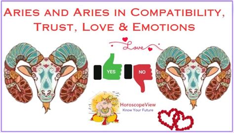 Aries and Aries 2023 in Compatibility, Trust, Love & Emotions 99%