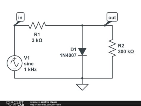 positive clipper - CircuitLab