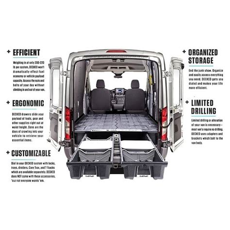 DECKED Cargo Van Storage System for the Ford Transit at CARiD - Ford Transit USA Forum