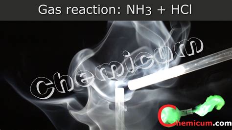 Outstanding Reaction Between Ammonia And Hydrogen Chloride ...