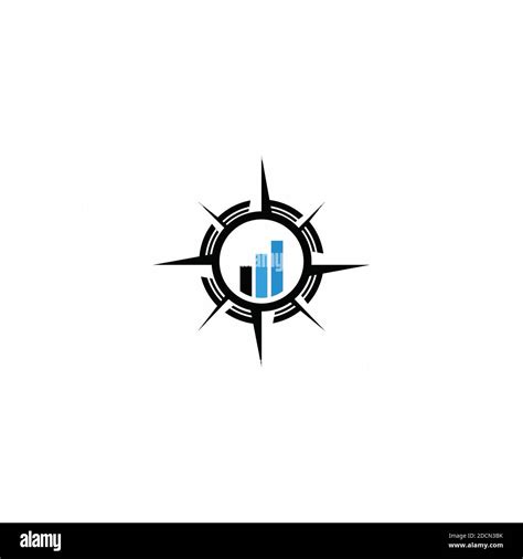symbol icon compass market logo design inspiration Stock Photo - Alamy