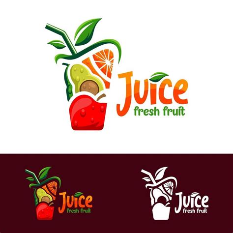 fresh juice logo | Juice logo, Fruit logo design, Fruit logo design ideas