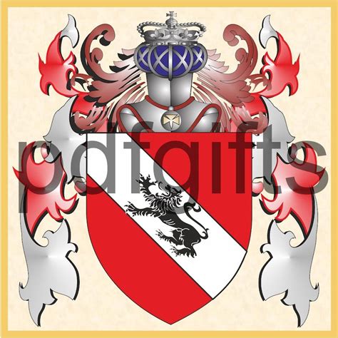 Surname Coat of Arms Downloadable Family Crest Emailled High Quality ...