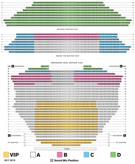 Broadway Seating Chart | ASU Gammage