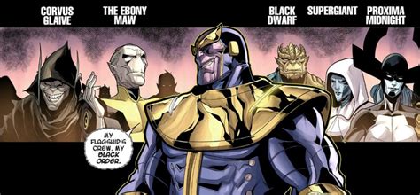 Where To Find Thanos & The Black Order (aka Children of Thanos) Comics ...