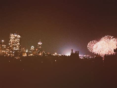 fireworks on the third of july.