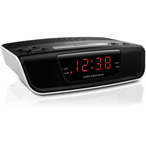 Philips AJ3123 FM Digital Tuning Alarm Clock Radio 110-240 Volts ...