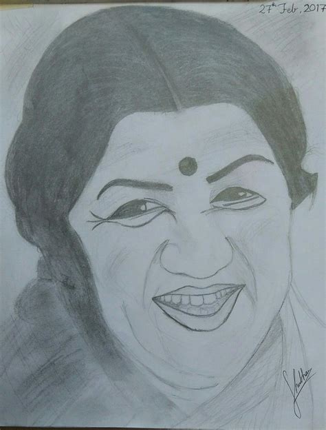 Lata Mangeshkar Drawing / Find the perfect lata mangeshkar stock photos ...