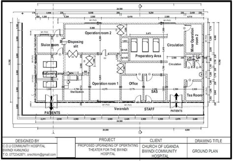 Floor Plan Hospital Operation Theatre Design