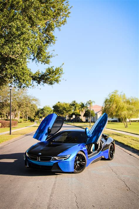 BMW i8 (Blue Chrome/black) : r/carporn