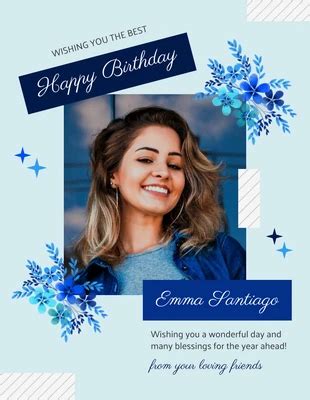 Free Birthday Poster Templates - Venngage