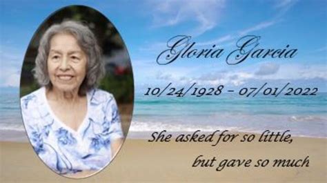 Obituary | Gloria Garcia | W.F. Gormley & Sons Funeral Chapel