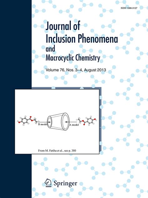 Cyclodextrin-based Nanosponges for Drug Delivery | Journal of Inclusion Phenomena and ...