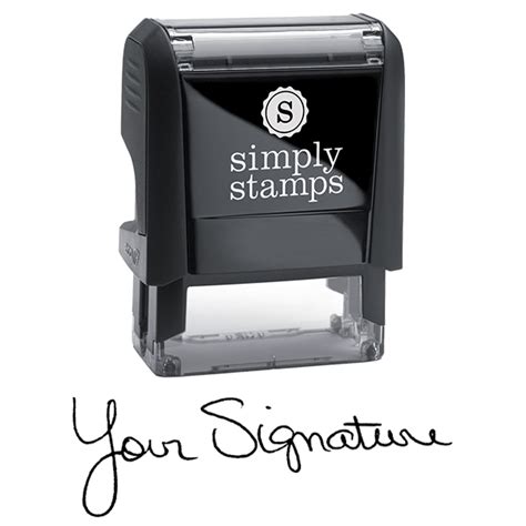 Self-Inking Signature Stamp - CustomStamps.com