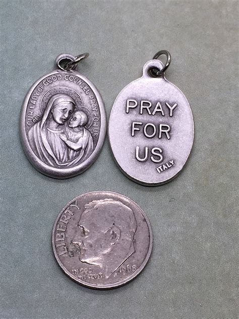 Our Lady of Good Counsel Holy Medal Catholic Mother of - Etsy