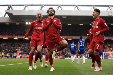 Salah wonder-strike sends Liverpool top of the table as he haunts old club Chelsea at Anfield ...