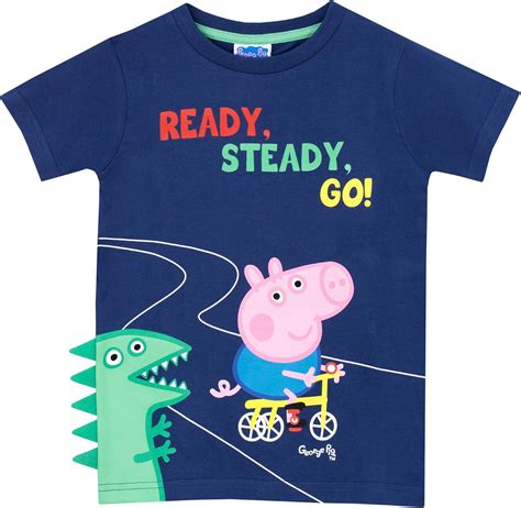 Peppa Pig Boys George Pig T-Shirt: Amazon.co.uk: Clothing