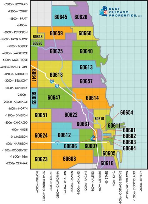 Chicago Map Of Zip Codes - Map