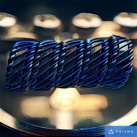 I tried one of the Prisma filters on a pic of one of my coils... : r/Vaping