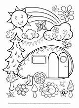 Camper Coloring Pages At GetDrawings  Free Download sketch template