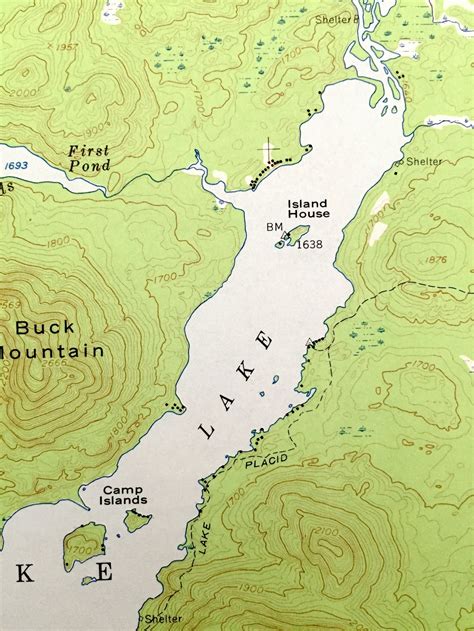 Antique Long Lake New York 1955 US Geological Survey | Etsy