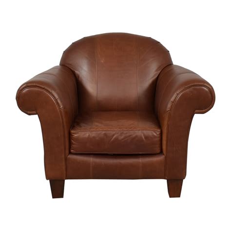 Broyhill Furniture Upholstered Armchair and Ottoman | 75% Off | Kaiyo