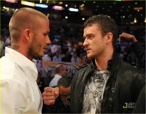 Justin Timberlake and David Beckham Watch Lakers Lose: Photo 1200421 ...