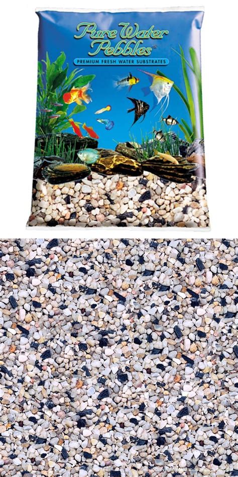 Details about Pure Water Pebbles Aquarium Gravel Rainbow Gems 25 lbs(Grain Size 6.3-9.5 mm ...