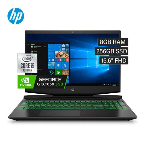 LAPTOP HP PAVILION GAMING 15-DK1025LA CORE I5-10300H RAM 8GB SSD 256GB GTX 1050 3GB FREE 15.6